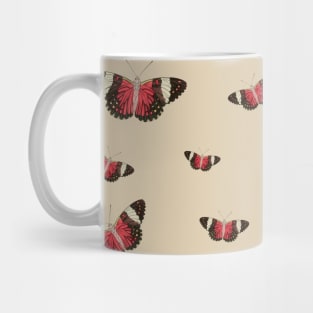 Vintage Butterfly Pattern Mug